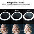 Rechargeable Portable Clip-on Phone Photography Led Selfie Ring Light